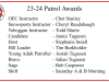 Patrol Awards  Continued